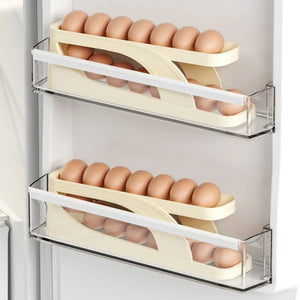 2-Tier Automatic Egg Dispenser – Countertop Kitchen Organizer