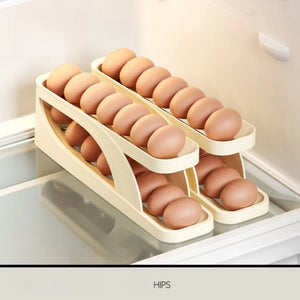 2-Tier Automatic Egg Dispenser – Countertop Kitchen Organizer