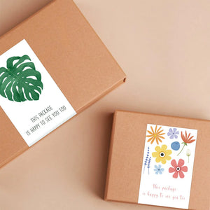 100-1000pcs Custom Rectangle Stickers, Personalized Logo Labels for Wedding, Birthday & Baptism