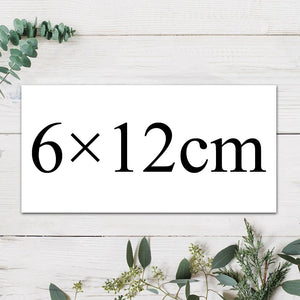 100-1000pcs Custom Rectangle Stickers, Personalized Logo Labels for Wedding, Birthday & Baptism