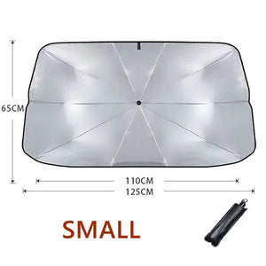 Retractable Car Windshield Sunshade – UV & Heat Protection