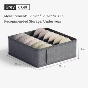 Foldable Fabric Drawer Organizer – Socks & Underwear Storage