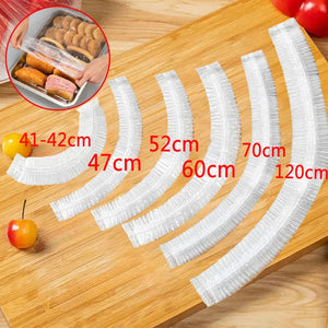 Disposable Food Covers – Elastic Plastic Wrap for Fresh Food Storage