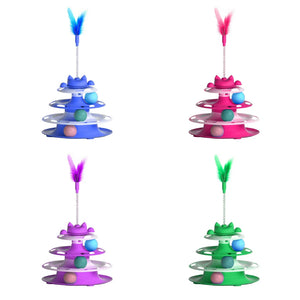 Interactive Cat Turntable Toy | Fun & Boredom Relief Toy for Cats