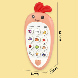 Baby Phone Toy with Music & Teether – Educational Infant Toy