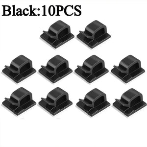 Self-Adhesive Cable Clips for Wire Management – Cable Clamp Accessories
