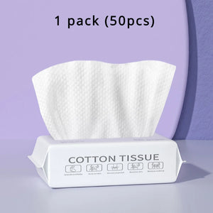 Disposable Cotton Face Towels – Soft, Absorbent, 50/100 Pcs