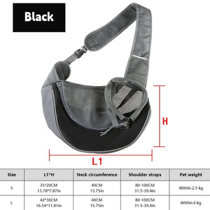 SEO Title: Dog Sling Carrier Backpack – Breathable Mesh Travel Bag for Dogs & Cats