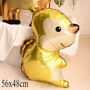 Jungle Safari Deer Foil Balloon – Animal Birthday Party Decorations