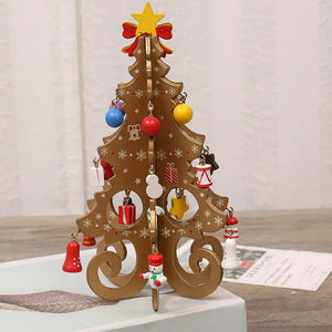 Wooden Christmas Tree Ornament – Desktop & Party Decor