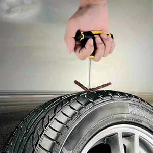8-Piece Car Tire Puncture Repair Kit – Emergency Tools
