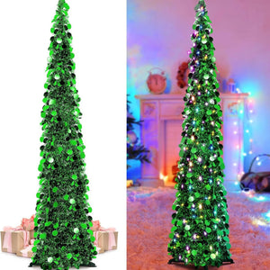 1.2m Foldable Spiral Christmas Tree Decor