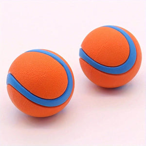 Interactive Rubber Dog Ball – Chew, Training & Teeth Cleaning Toy