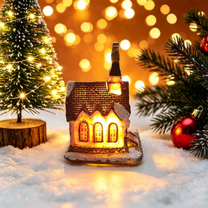 Christmas House Night Light Decoration & Kids Gift