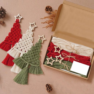 DIY Macrame Christmas Tree Craft Kit