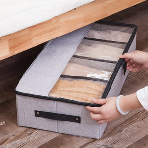 Transparent Shoe Storage Box – Space-Saving Dustproof Organizer