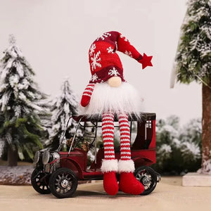 LED Christmas Gnome Plush Doll – Festive Table Decor