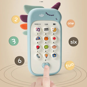 Baby Phone Toy with Music & Teether – Educational Infant Toy