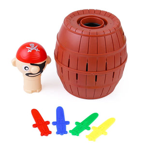 Writing Funny Pirate Barrel Game Toy – Pop-Up Pirate Family Game
