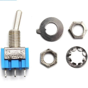 10PCS Mini Toggle Switch Set – 3Pin/6Pin ON-OFF Switches