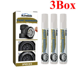 White Waterproof Tire Paint Marker Pen – Permanent Tyre Lettering