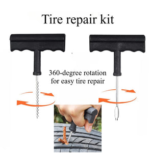 Motorcycle & Car Tire Puncture Repair Kit – Emergency Tool
