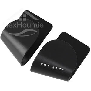 Wall-Mounted Pot Lid Holder – Plastic Kitchen Organizer Rack