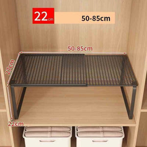 Expandable Closet Shelf – Adjustable Wardrobe Divider Organizer