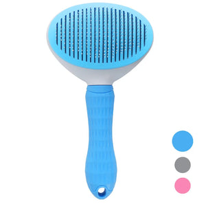 Self-Cleaning Pet Grooming Brush for Cats & Dogs