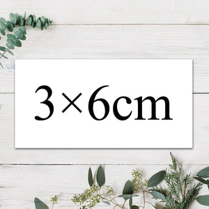 100-1000pcs Custom Rectangle Stickers, Personalized Logo Labels for Wedding, Birthday & Baptism
