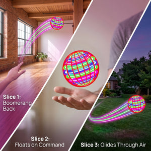 LED Flying Spinner Ball – Hand-Controlled Boomerang Toy