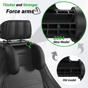 Adjustable Car Headrest Pillow – Memory Foam Neck Support