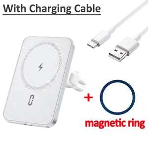 MagSafe Car Phone Holder with Wireless Charger – Magnetic Air Vent Mount