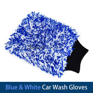 SEAMETAL Microfiber Car Wash Mitt – Chenille Cleaning Glove
