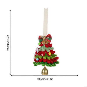 Handmade Christmas Tree Ornament with Ribbon