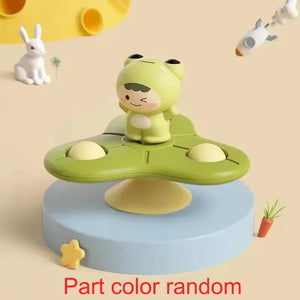 Baby Airplane Suction Spinner Toy – Bath & Sensory Learning Toy