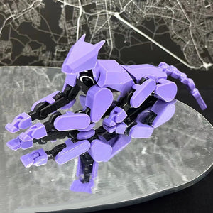 3D Printed Robot Dog Toy, 13-Joint Movable DIY Assembly Puzzle