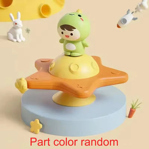 Baby Airplane Suction Spinner Toy – Bath & Sensory Learning Toy
