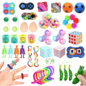 Mystery Fidget Toys Pack for Kids – Sensory, Spinner & Squishy Toys Set