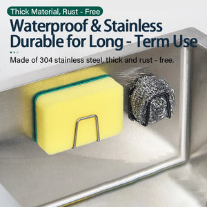Stainless Steel Kitchen Sink Sponge Holder – Sink Organizer
