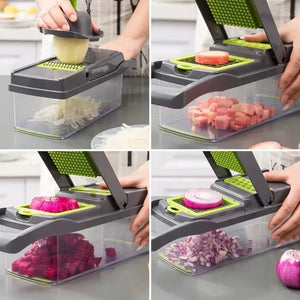 14-in-1 Vegetable Chopper, Multifunctional Food Slicer and Dicer