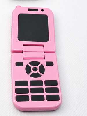 Recording Playback Capsule Toy Phone Keychain with Custom Photo