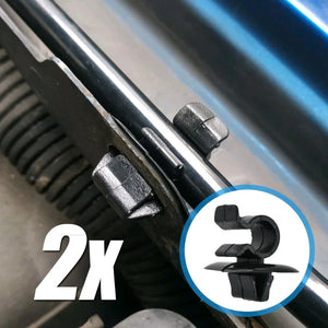 2PCS Car Hood Prop Rod Clips – Bonnet Stay Holder for Citroën