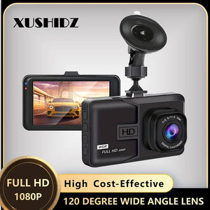 XUSHIDZ 1080P HD Car Dash Cam – Night Vision & Loop Recording