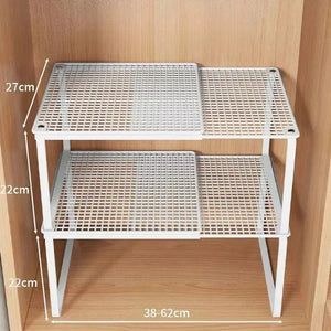 Expandable Closet Shelf – Adjustable Wardrobe Storage Rack