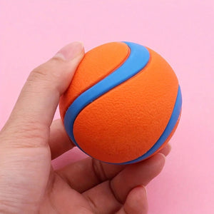 Interactive Rubber Dog Ball – Chew, Training & Teeth Cleaning Toy