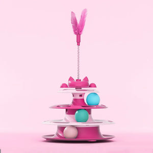 Interactive Cat Turntable Toy | Fun & Boredom Relief Toy for Cats