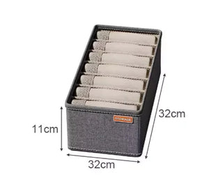 Foldable Fabric Drawer Organizer – Socks & Underwear Storage