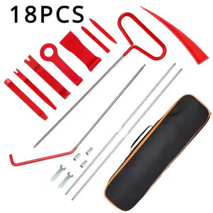 21/18PCS Car Door Tool Kit with Air Wedge Pump & Carrying Bag