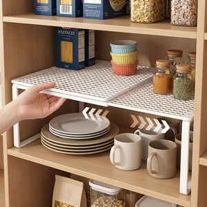 Expandable Closet Shelf – Adjustable Wardrobe Storage Rack